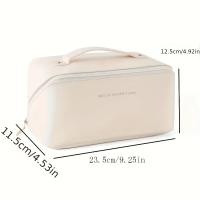 Organizador de maquillaje, kit de aseo femenino, estuche de maquillaje, bolsa de almacenamiento, caja de lujo para mujer, bolsa de cosméticos, bolsa organizadora para viaje con cremallera - details 5