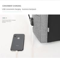 Mochila para Laptop de 15.6 pulgadas para Hombre Impermeable con Puerto de Carga USB Mochila de Negocios de Verano Resistente al Desgaste con Dacron Forro de Nylon - details 9