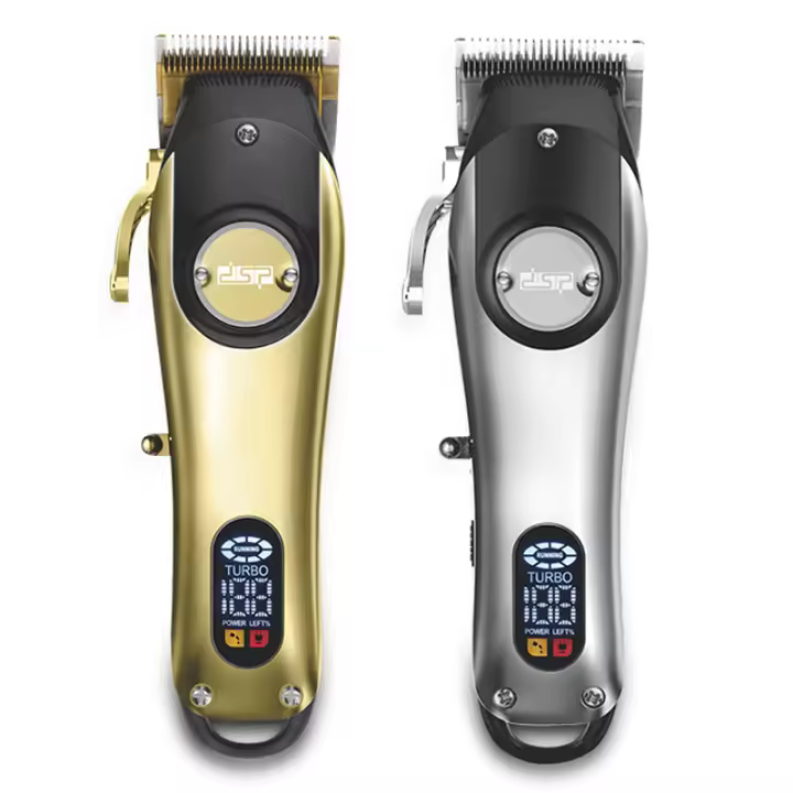 Cortadora de pelo con pantalla Digital para hombres, máquina de corte de pelo eléctrica, recargable, ajustable, profesional, potente - 1