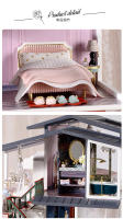 Muñeca de Casa de Jardín Monet Grande Nueva DIY Modelo de Madera Muebles Mini Figura de Acción Manual 3D Juguete para Niños - details 9