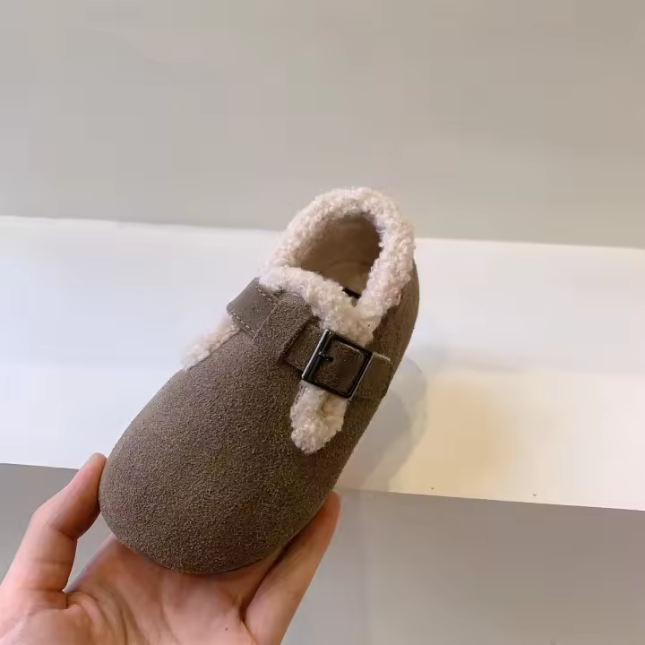 Compañeros de clase Niños Zapatos de algodón para niños Zapatos de Mao Mao para niñas - 1