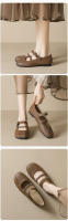 Zapatos Mary Jane franceses de fondo plano con poco profundo, zapatos de mujer de primavera con suela suave, zapatos de ballet. - details 7