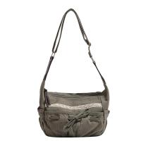 Nuevo diseñador, bolso de hombro informal para mujer, ropa de calle estética, bolso con cordón, bolso cruzado, bolso vaquero - details 2
