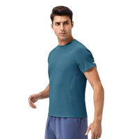 Camiseta deportiva de rendimiento para hombre, Camiseta de manga corta con bolsillo - details 7