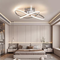 NEO Gleam-candelabro led moderno para sala de estar, lámpara de techo interior para dormitorio, sala de estudio, hogar inteligente, Alexa, negro/cromo/dorado - details 1