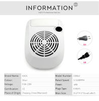 Máquina de Recogida de Polvo para Uñas KADS 40W Herramientas de Manicura Pedicura Potente Ventilador Equipo de Salón Limpiador de Polvo en Vacío - details 1