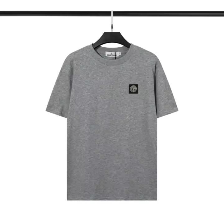 Camiseta de hombre de tendencia Stone Island, camisa de manga corta de verano de nuevo estilo hip-hop, adecuada para varias ocasiones de uso - 1