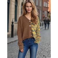 Primavera-Otoño 2024 Novedad Chic con cuello en V para mujer - details 9