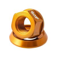 2 uds CNC 3/8 tuerca de cubo de bicicleta M10 tornillo de eje trasero de alta resistencia accesorios de bicicleta de aleación de aluminio anodizado MTB - details 6