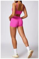 Traje atlético de 2 piezas para mujer, ropa de Yoga de secado rápido, equipo de Fitness, correr, entrenamiento, ropa de ejercicio - details 15
