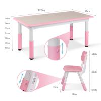 AuAg Juego de mesa multiactividad para niños de 5 piezas, escritorio de estudio para niños, juego de sillas de escritorio para niños, juego de mesa y 4 sillas para niños, altura ajustable - details 18