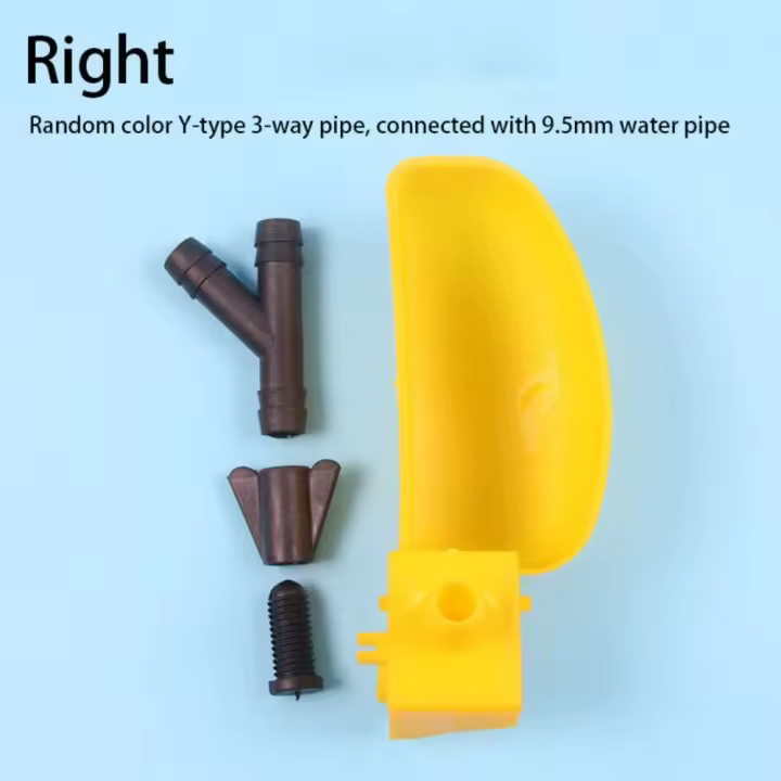 Bebedero automático para codornices, 12 Uds., suspensión, práctico bebedero para pájaros, alimentador de plástico, práctico tazón para beber, codorniz - 1