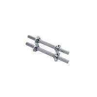 Fitness-Juego de Mancuernas cromadas (15 kg, Incluye Funda de Transporte), Unisex, Gris, Talla única - details 11