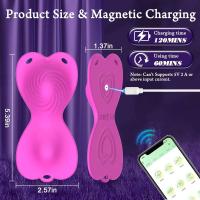 Leten Vibrador Mariposa Estimulador de Clít Doble Motor Portátil Masajeador de G Spot - details 7