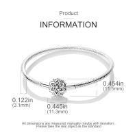 Pulsera estrella de mar concha copo de nieve base cadena encanto cuentas hecho a mano - details 6