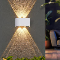 RXUNS Luces de Pared Modernas Impermeables Lámpara LED de Aluminio para Interiores y Exteriores para Baño, Dormitorio, Sala de Estar, Jardín - details 1