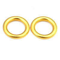 Anillo de Cierre Redondo de Brasso Dorado Mate Joyería de Alta Calidad - details 67