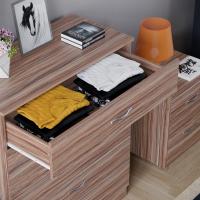 Cajónera de 5 Cajones de Metal con Tiradores y Rieles Soporte Exclusivo Antideinclinación para Cajón Muebles de Dormitorio Riano en Blanco - details 13