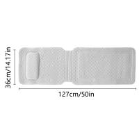 Alfombrilla antideslizante para bañera con ventosas, reposacabezas para bañera de secado rápido, alfombrilla de baño de espuma de PVC, soporte para el cuello, cojín para colchón de baño de malla de aire 3D - details 0