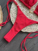 Conjunto de Bikini Halter de Color Sólido RUOTONSEPT Traje de Baño de Estilo Brasileño para Mujeres - details 44