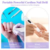 Taladro de Uñas Portátil Recargable Kit de Eliminación de Piel Muerta Herramienta de Manicura de Belleza para el Hogar - details 2