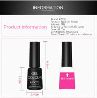 KADS-esmalte de uñas en Gel, 6ML, Soak Off, purpurina, lentejuelas, UV, LED, navidad - details 1