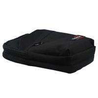 Bolsa de nailon para teléfono para hombre, bolsa de nailon para acampar, color caqui, de una/doble capa, para teléfono móvil, EDC Molle, cinturón, riñonera - details 11