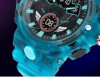 Reloj Deportivo para Hombres SMAEL con Movimiento de Cuarzo y Digital Resistente al Agua Correa de Silicona Luz LED Multifunción Chrono Fecha - details 7