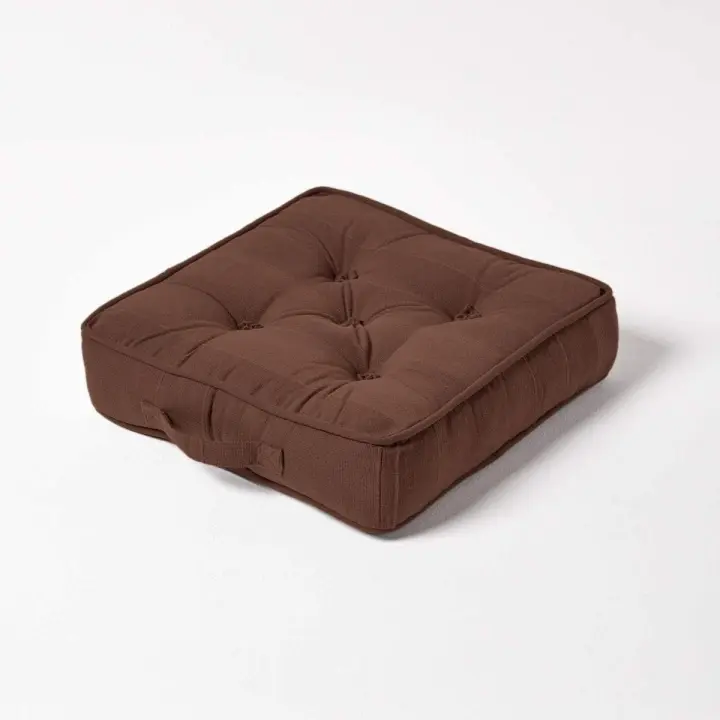 HOMESCAPES Manta o Cubre sofá Beige - 225 x 255 cm – Colección Rajput 100% Algodón - 1
