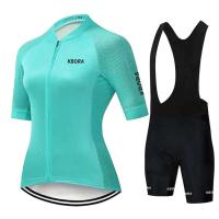 Conjunto de Ciclismo Kbora Jersey y Shorts para Bicicleta de Montaña Ropa Deportiva para Mujeres 2023 - details 1