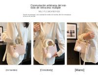 Bolso Cruzado de Moda para Mujer de Alta Gama Primavera-Verano 2025 Bolso de Lana Tendency para Princesa Diana - details 3