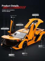 Lamborghini Sian Nuevo Coche Supercar de Aleación Modelo de Coche de Escala 1:32 Sonido y Luz - details 4