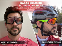Kapvoe-gafas fotocromáticas para ciclismo, lentes de sol para deportes al aire libre, montura integrada para miopía, UV400 - details 0