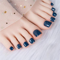 Uñas postizas portátiles con purpurina azul, ble y nunca se parten, cómodas, para actuaciones en escenario - details 3