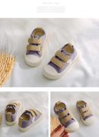 El nuevo gancho casual inferior suave vendedor caliente de la lona del color sólido del otoño ata los zapatos de los niños - details 8