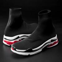 Zapatos para hombre, zapatillas de deporte para hombre, todas las marcas, mocasines de tenis, zapatos de marea para mujer, calcetines elásticos, zapatos casuales de moda, grandes, otoño 2024 - details 25
