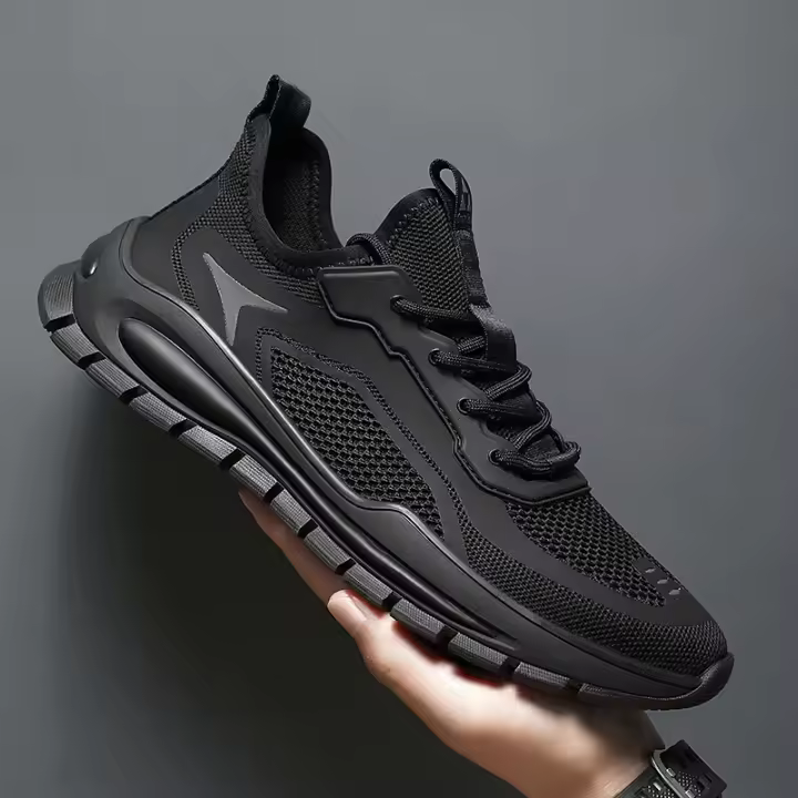 Zapatos de Malla Versátiles para Hombres Verano 2024 Zapatillas Deportivas Transpirables para Correr y Trabajar - 1