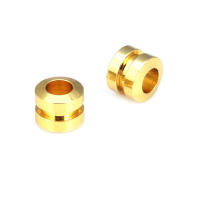Gran Espaciador de Cilindro de Latón Dorado de 18K Accesorios para Hacer Pulseras - details 25