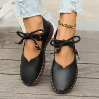 Zapatos planos informales para mujer, zapatillas deportivas con cordones para caminar, zapatos de diseñador para correr, Verano - details 8