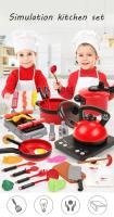 Juego de Cocina para Niños Utensilios de Cocina de Frutas de Cocina Juguete Educativo para Niñas - details 0