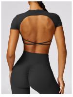 Traje de Yoga de Espalda Descubierta Deportivo para Mujeres Ropa de Fitness de Secado Rápido - details 25