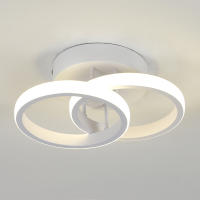 Plafón de Techo LED Redondo Blanco 22W GOECO, Luz Blanca 6500K, Aluminio,  25x17x9 cm - details 9