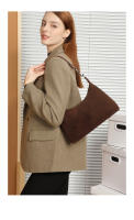 Bolso de cuero de vaca de gamuza, bolso tote de alta calidad, gran capacidad, bolso de hombro de cuero genuino para viajeros - details 1