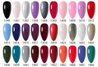 Esmalte de Uñas Clou Beaute 12pcs Gel Neón Rojo Naturalide Permanente semi UV Manicura Esmalte de Uñas de marca especiales productos peligrosos - details 8