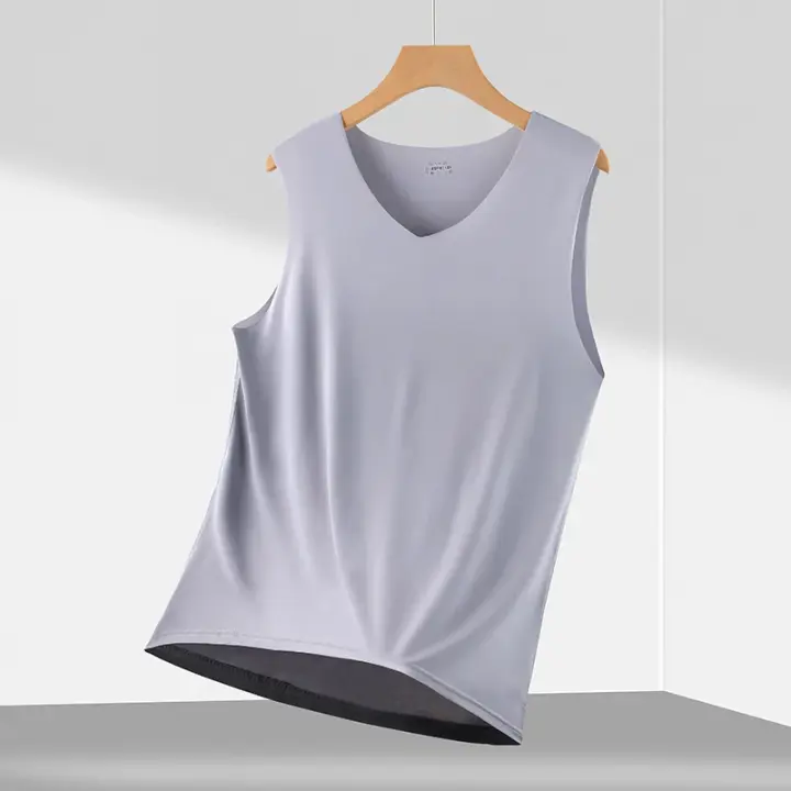 Camiseta sin mangas de gran tamaño para hombre, Camiseta deportiva informal de secado rápido, ropa de gimnasio transpirable, cámara - 1
