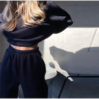 Suéter deportivo de ocio, moda de otoño e invierno de dos piezas, nuevo - details 18
