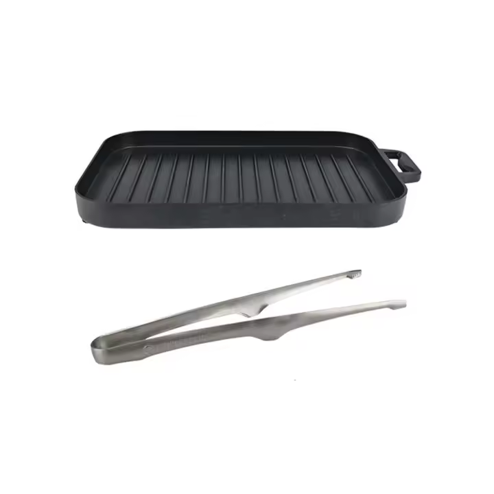 FireMaple - Juego de mini platos para barbacoa, antiadherente, grueso, resistente al calor, multifuncional, para acampar al aire libre - 1