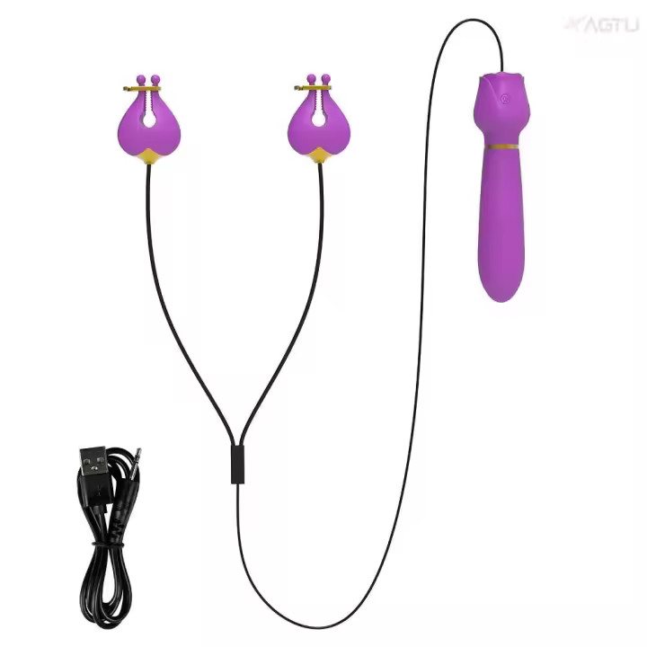 Leten Masajeador Eléctrico de Pezón Estimulador de Placer Adulto de 10 Modos - 1