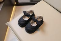 Mary Janes-zapatos de cuero de PU para niñas, calzado de princesa versátil, moda coreana, fondo suave, lindo Lazo, primavera y otoño - details 3