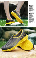 Zapatos de verano ligeros, súper transpirables, finos, de malla de una sola capa, tela de malla completa, antiolor, huecos, control remoto, - details 18